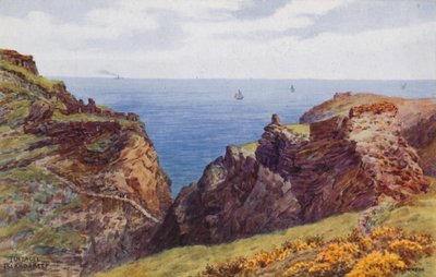 Tintagel, isola e fortezza da Alfred Robert Quinton